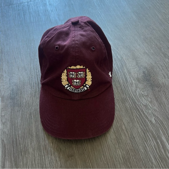 Forty Seven Brand Harvard Crimson Hat Cap Clean Up Adjustable Men's One Size - Picture 2 of 8